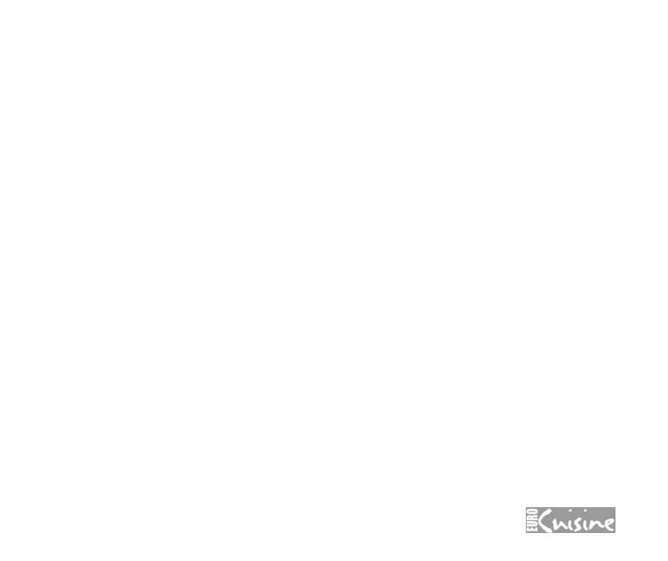 Euro Cuisine YM80 User Manual | Page 3 / 12