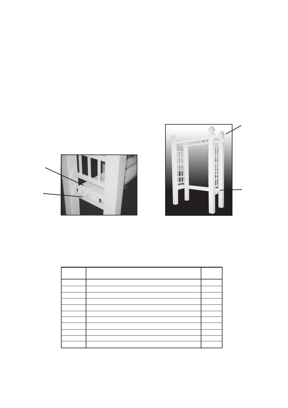 Parts list | Chicago Electric ONE STOP GARDENS 91761 User Manual | Page 5 / 6