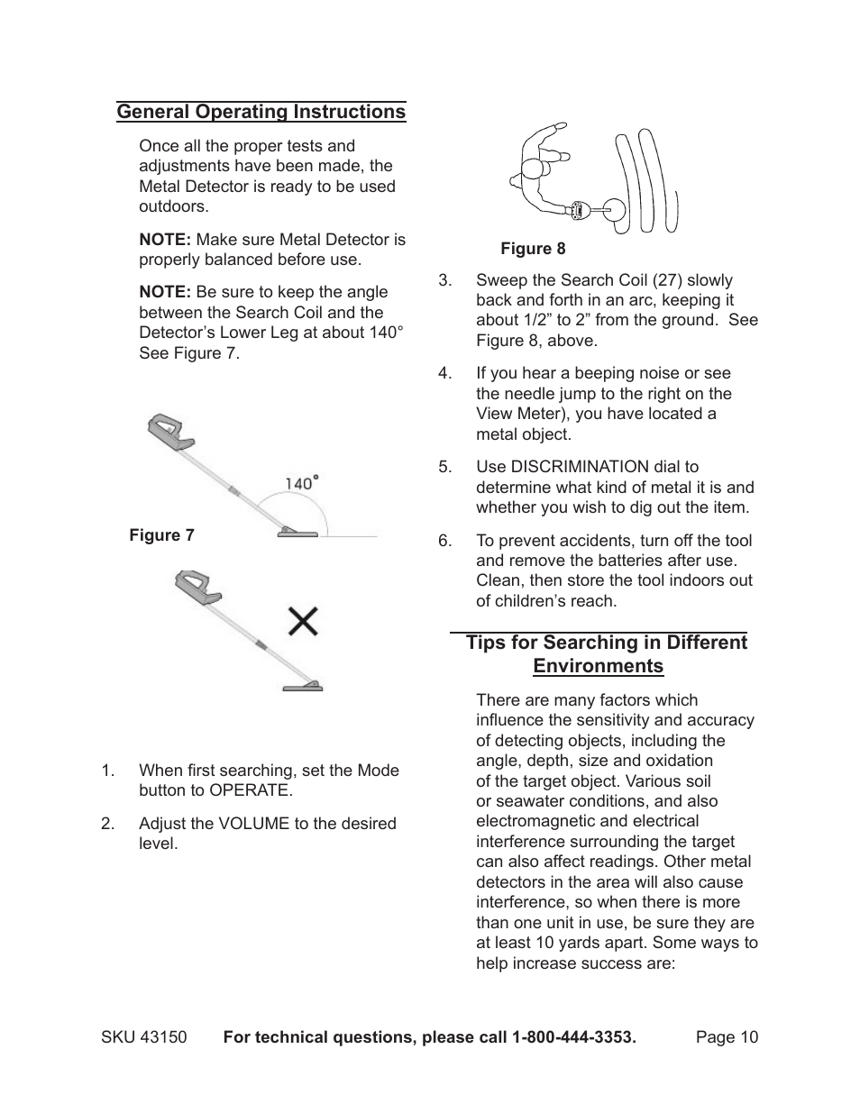 Chicago Electric 43150 User Manual | Page 10 / 13