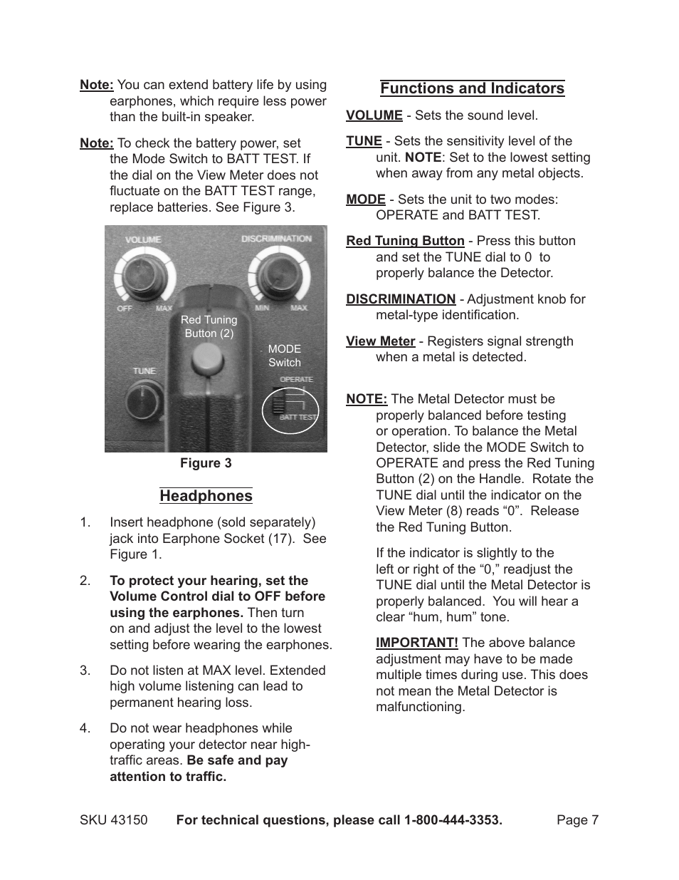 Chicago Electric 43150 User Manual | Page 7 / 13