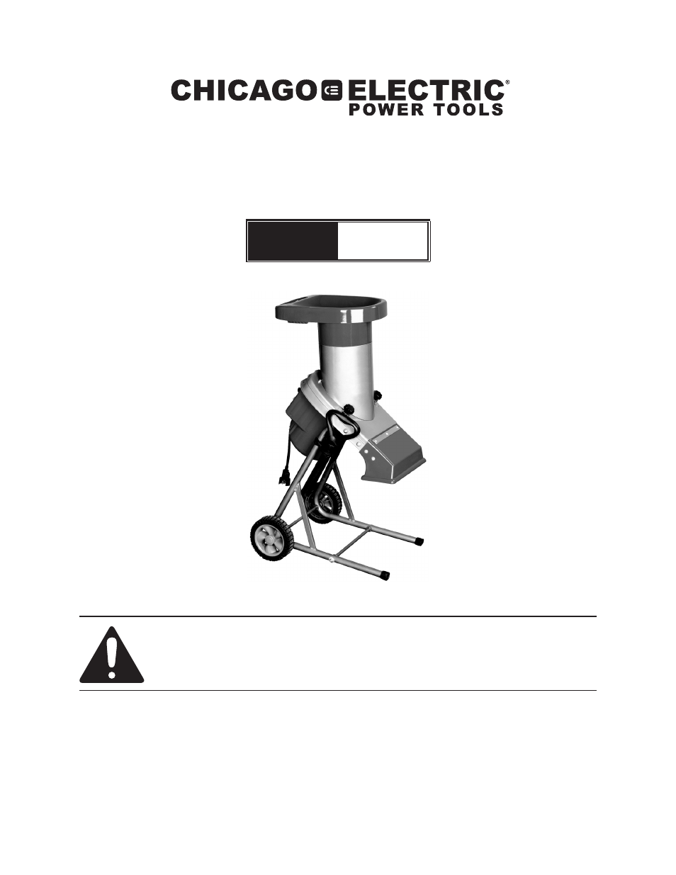 Chicago Electric 66910 User Manual | 16 pages
