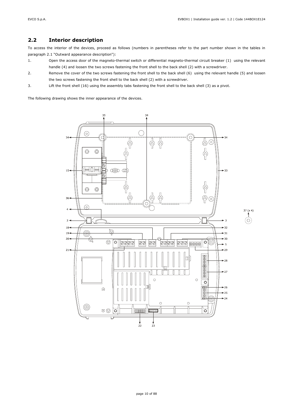 EVCO EVB1256N9 User Manual | Page 10 / 88