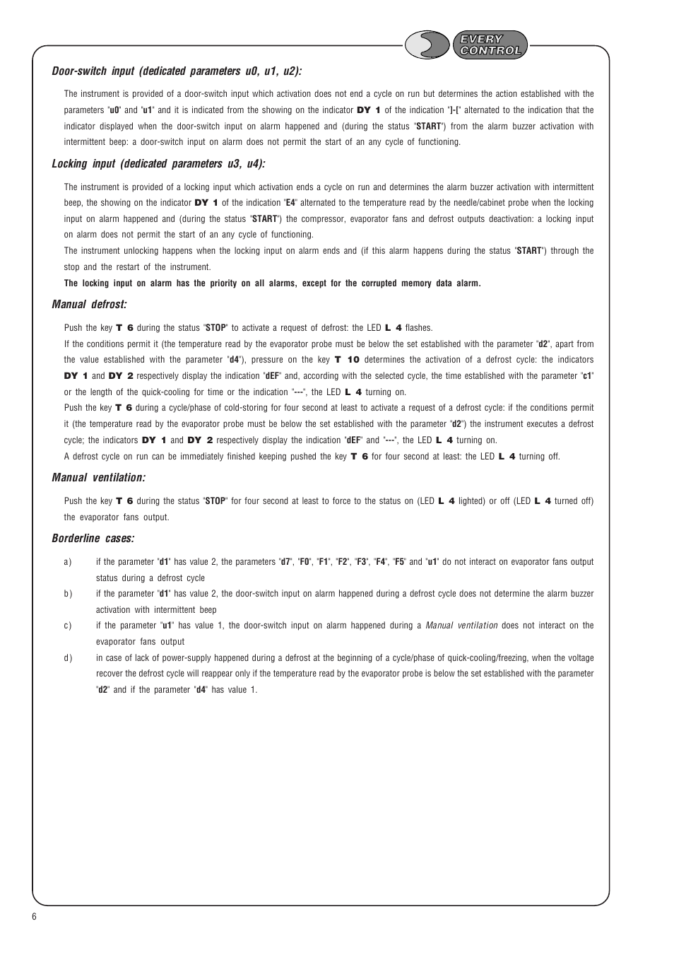 EVCO EK825AP7 User Manual | Page 6 / 14
