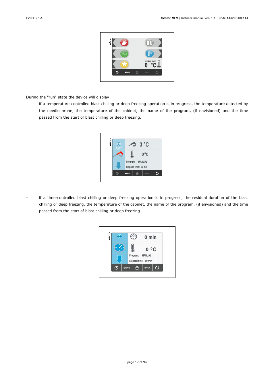 EVCO EVCSR818P9EF User Manual | Page 17 / 94