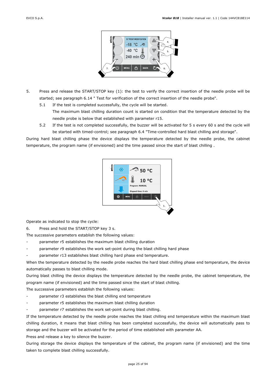 EVCO EVCSR818P9EF User Manual | Page 25 / 94