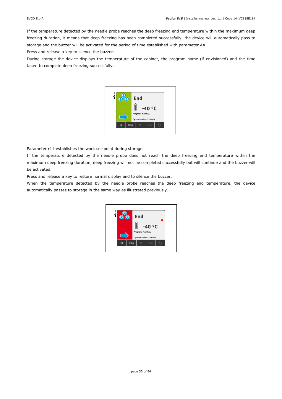 EVCO EVCSR818P9EF User Manual | Page 33 / 94