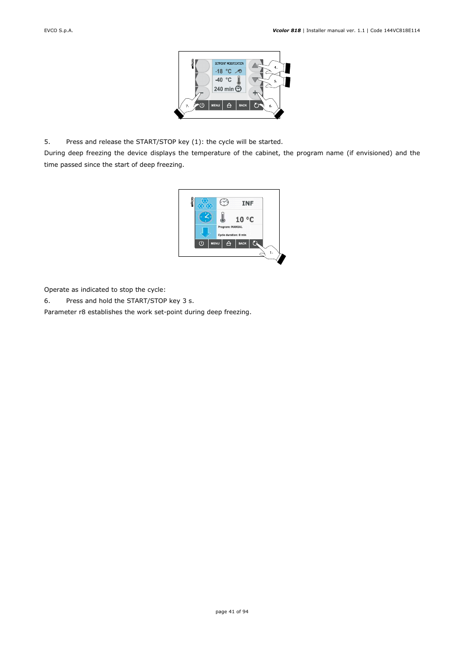 EVCO EVCSR818P9EF User Manual | Page 41 / 94