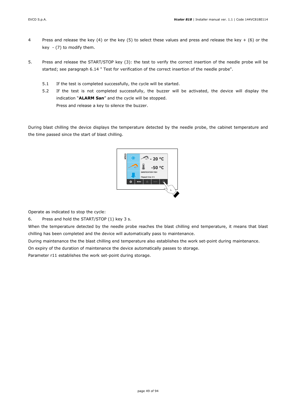 EVCO EVCSR818P9EF User Manual | Page 49 / 94