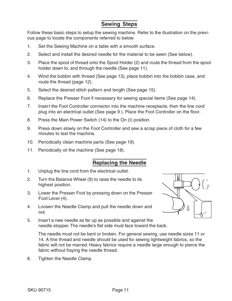 Chicago Electric 90715 User Manual | Page 11 / 42