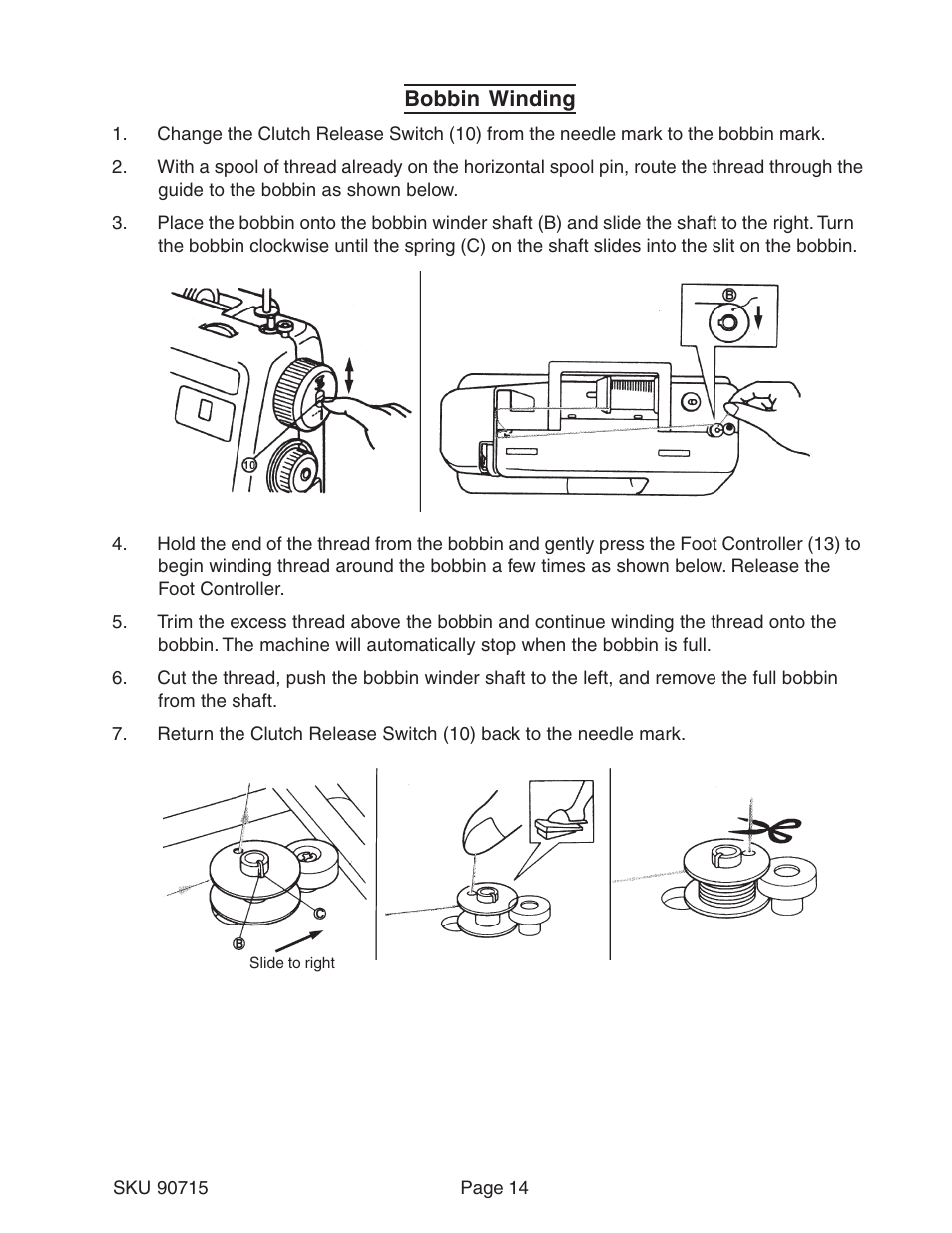 Chicago Electric 90715 User Manual | Page 14 / 42