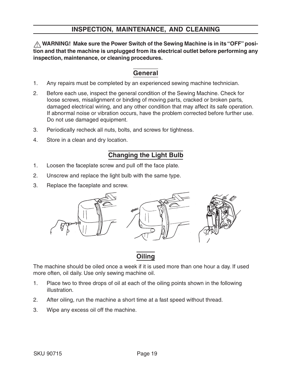 Chicago Electric 90715 User Manual | Page 19 / 42