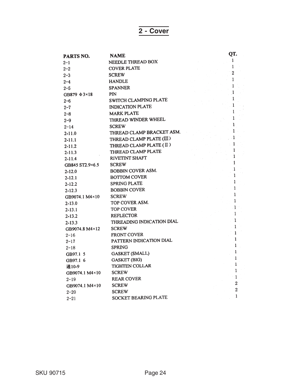 Chicago Electric 90715 User Manual | Page 24 / 42