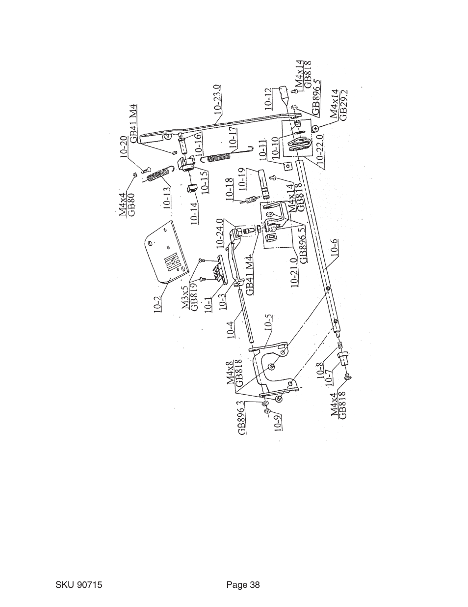 Chicago Electric 90715 User Manual | Page 38 / 42