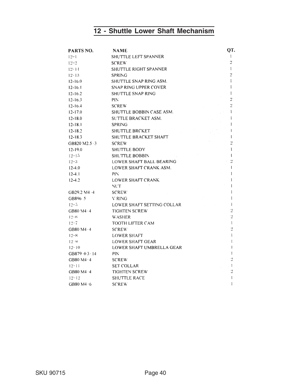 Chicago Electric 90715 User Manual | Page 40 / 42