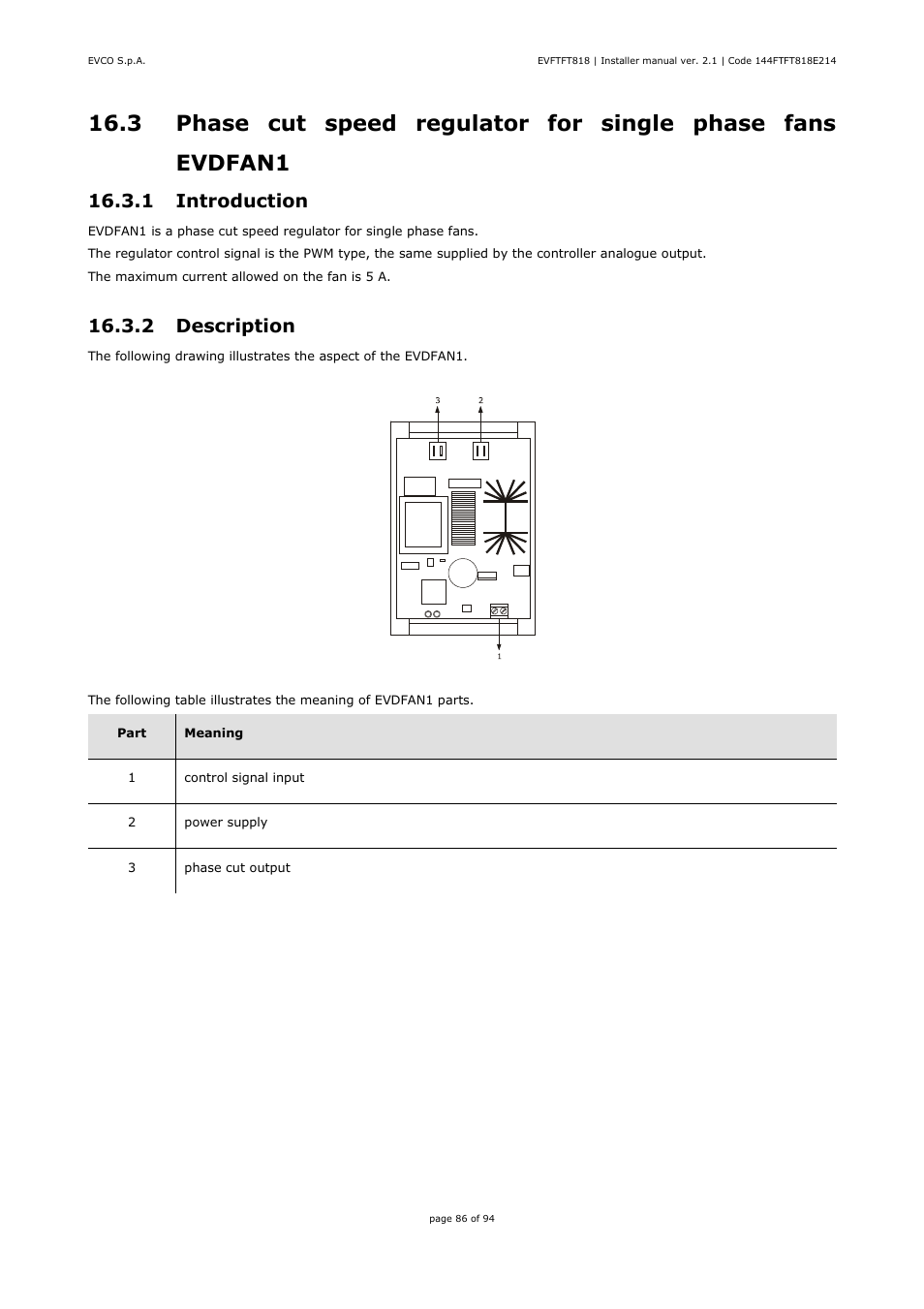 1 introduction, 2 description | EVCO EVFTFT818P7U Installer manual User Manual | Page 86 / 94