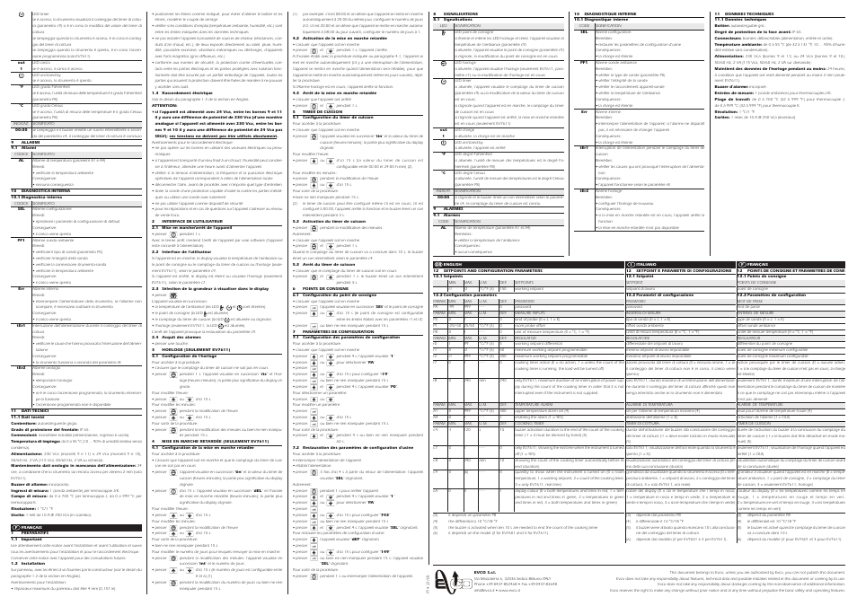 EVCO EV7611J6 User Manual | Page 2 / 2