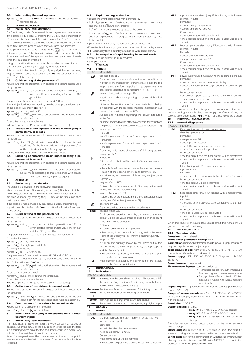 EVCO EV9323J9 User Manual | Page 3 / 5