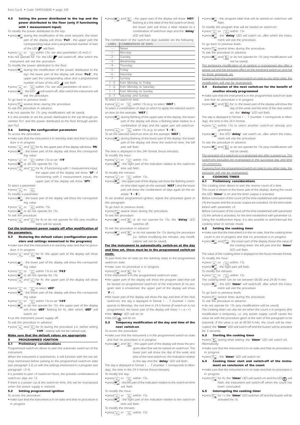 EVCO EV9336J9 User Manual | Page 3 / 8