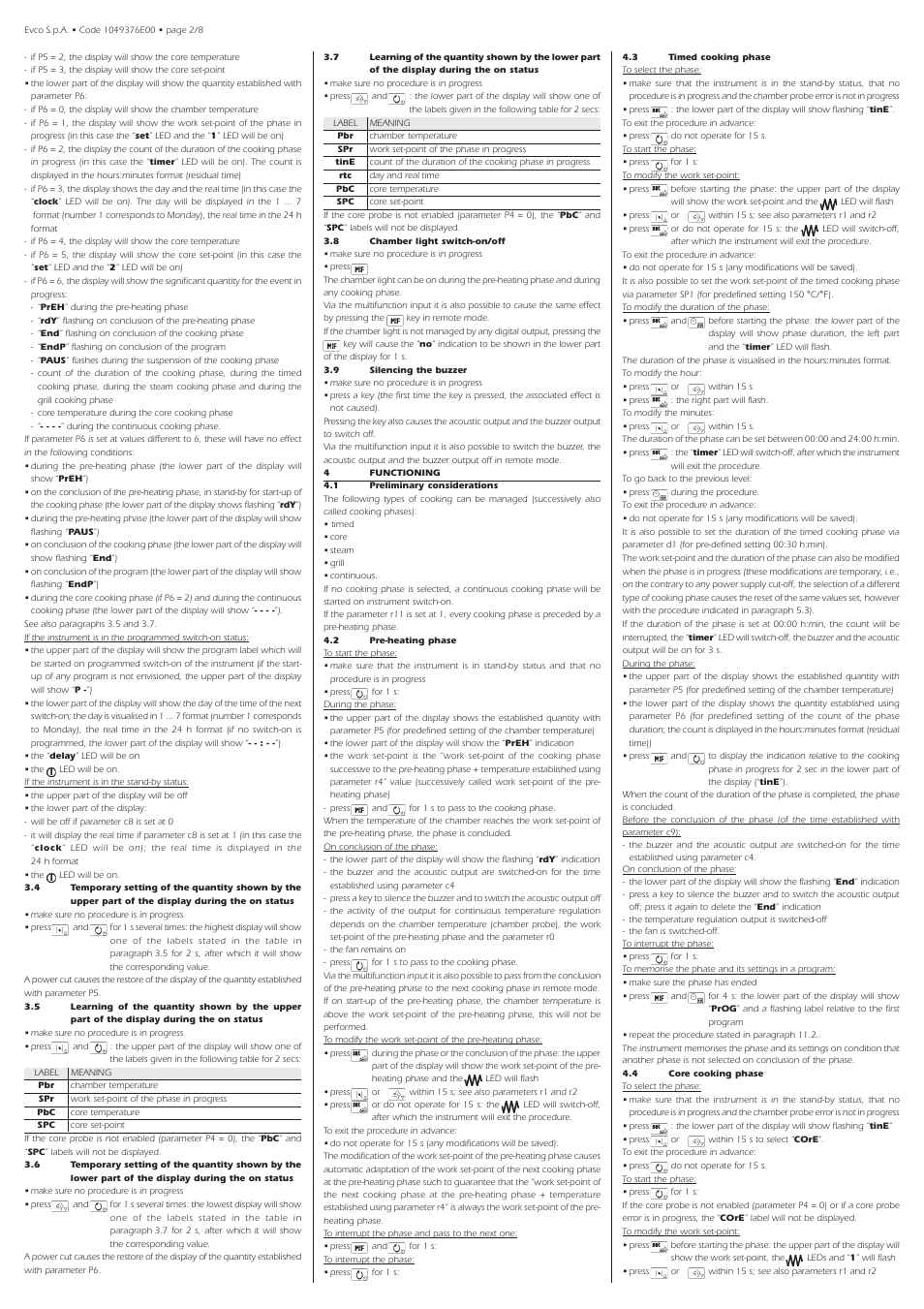 EVCO EV9376J9 User Manual | Page 2 / 8