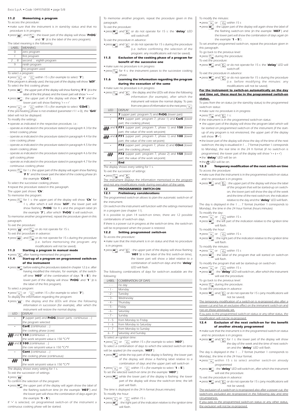 EVCO EV9376J9 User Manual | Page 5 / 8