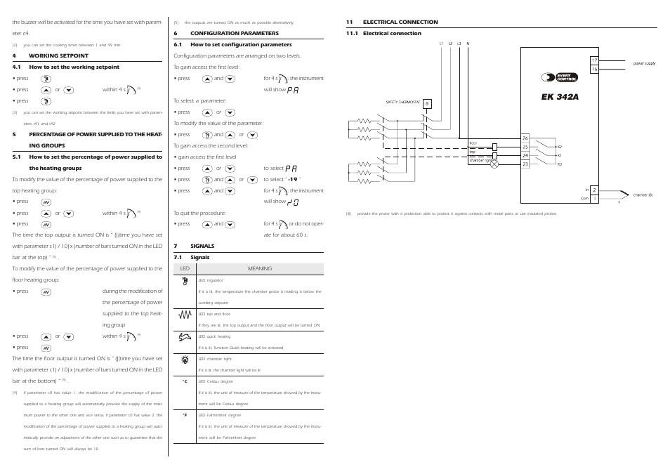 EVCO EK342AJ7 User Manual | Page 2 / 4