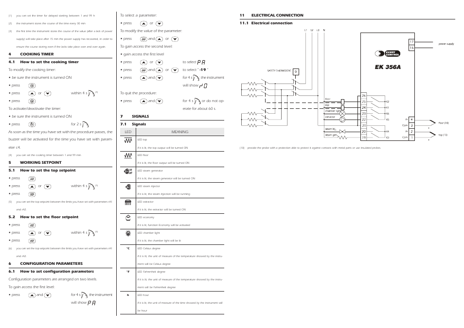 EVCO EK356AJ7 User Manual | Page 2 / 4