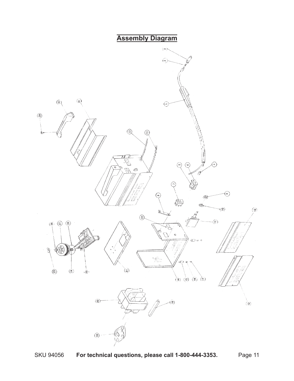 Chicago Electric MIG-100 94056 User Manual | Page 11 / 14