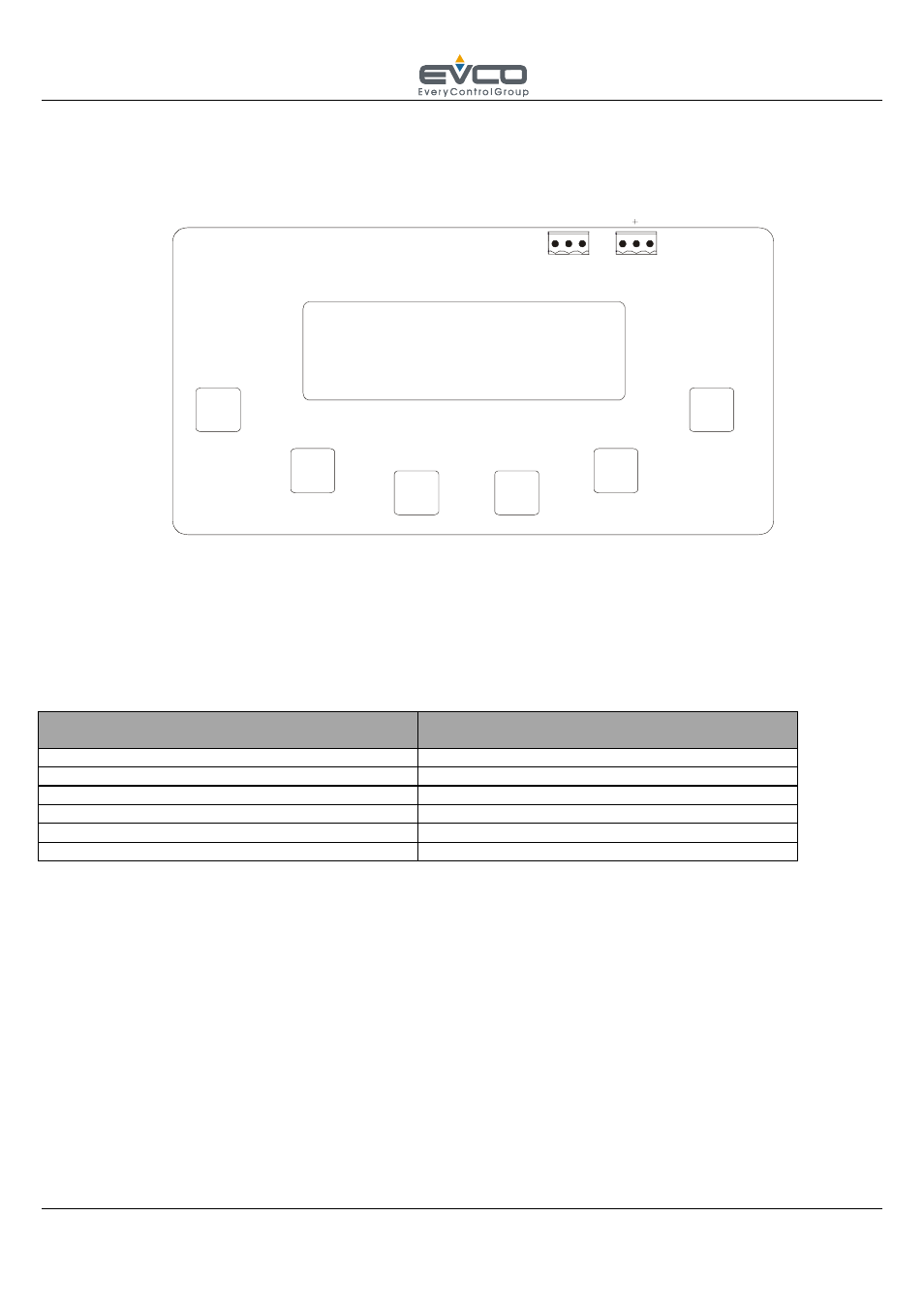 User inteface, Interface connections, Keys | EVCO CT1SA0040101 User Manual | Page 4 / 36