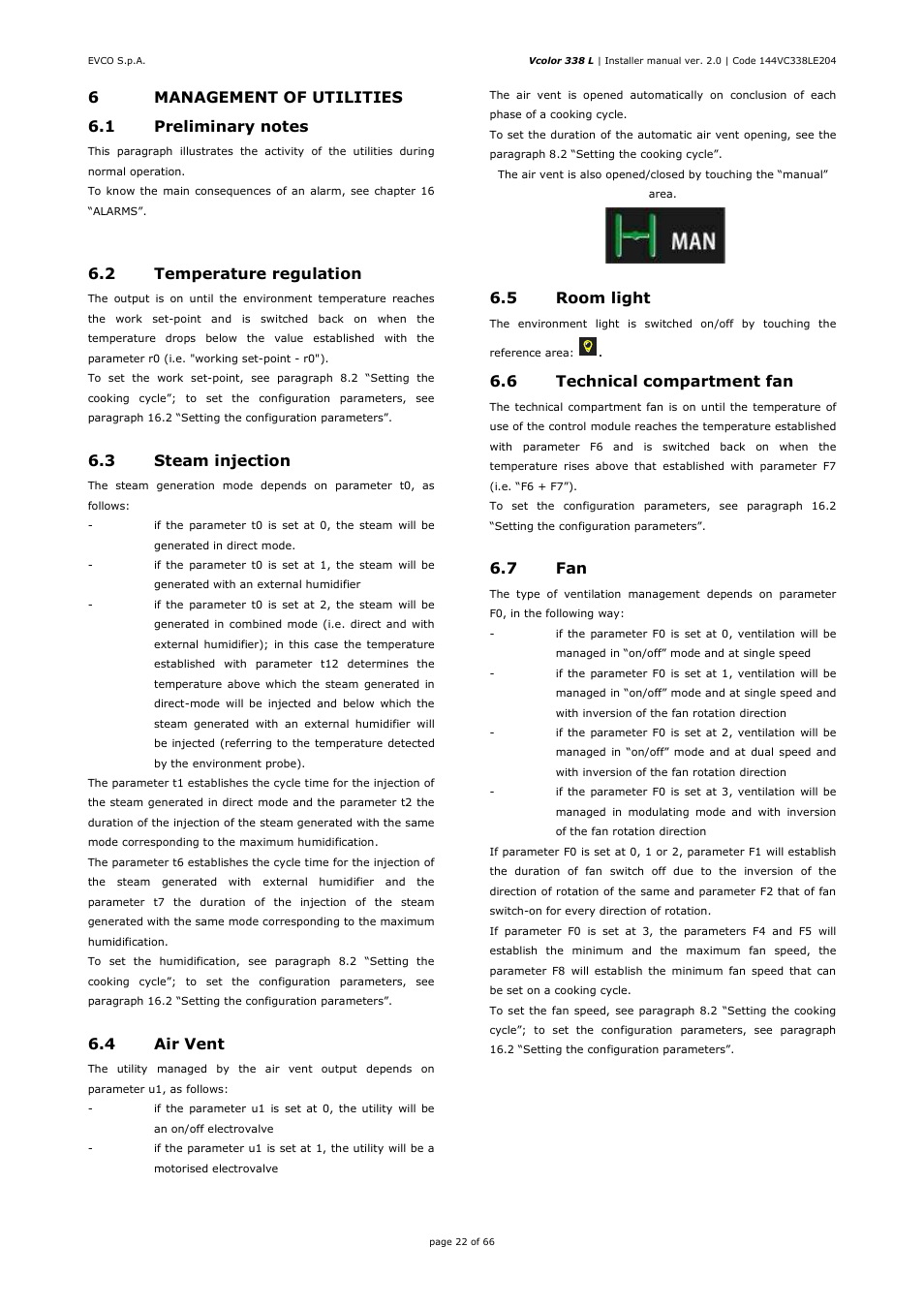 EVCO EVCLC33DJ2 User Manual | Page 22 / 66