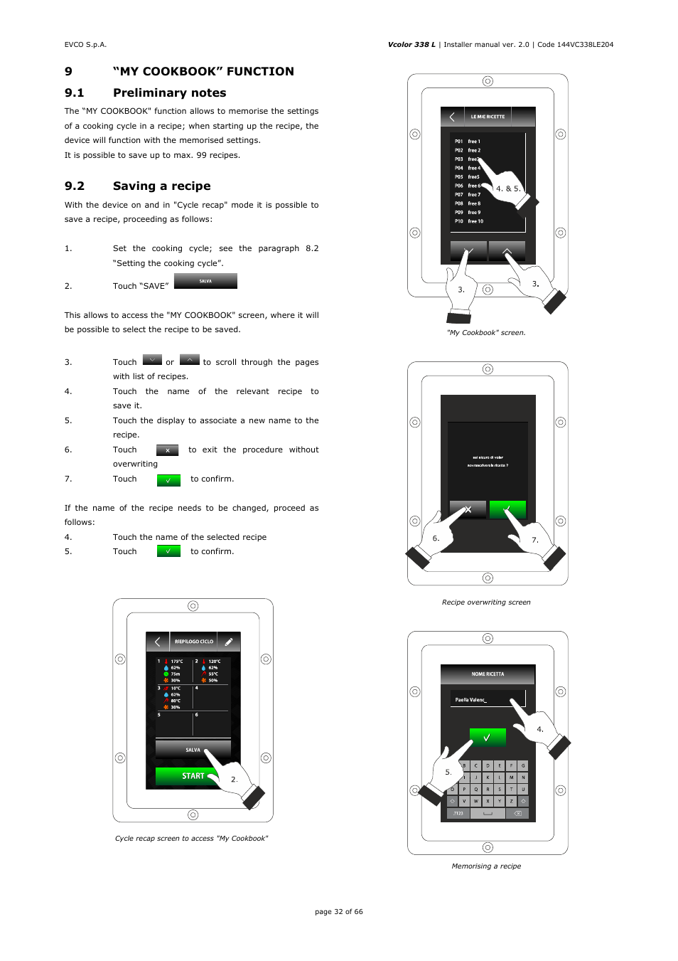 EVCO EVCLC33DJ2 User Manual | Page 32 / 66