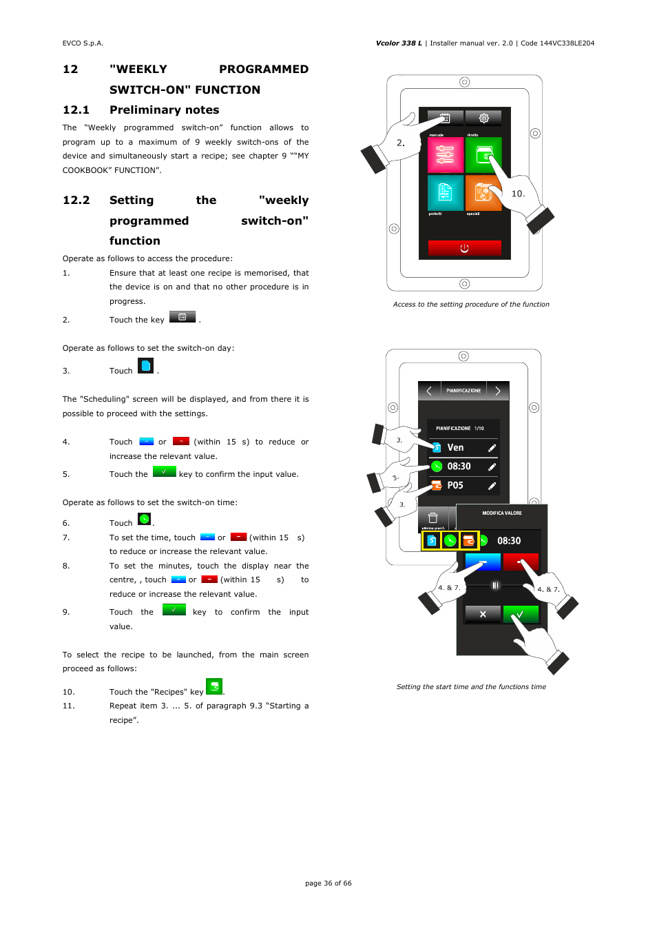 EVCO EVCLC33DJ2 User Manual | Page 36 / 66