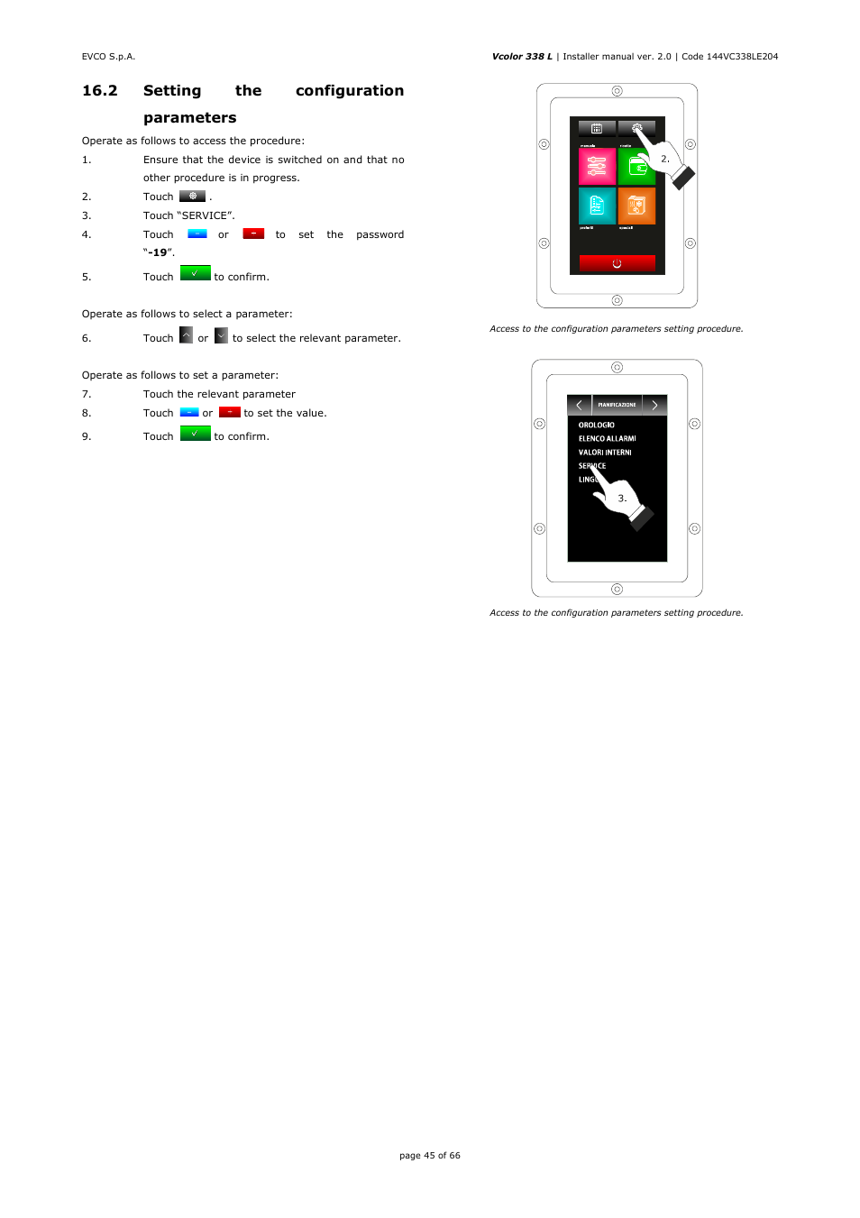 EVCO EVCLC33DJ2 User Manual | Page 45 / 66