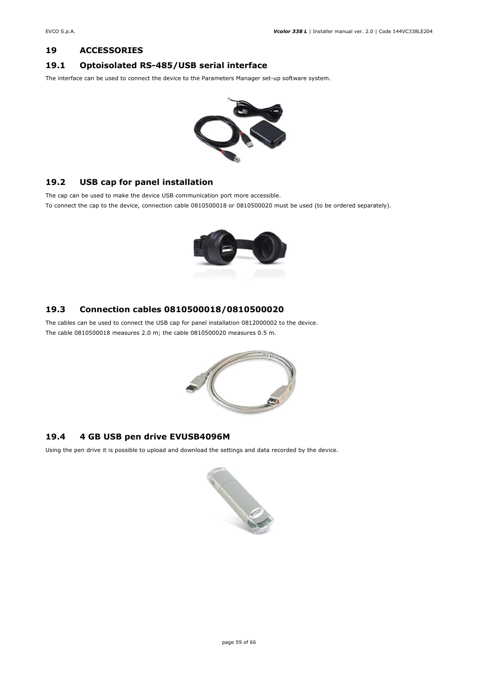 EVCO EVCLC33DJ2 User Manual | Page 59 / 66