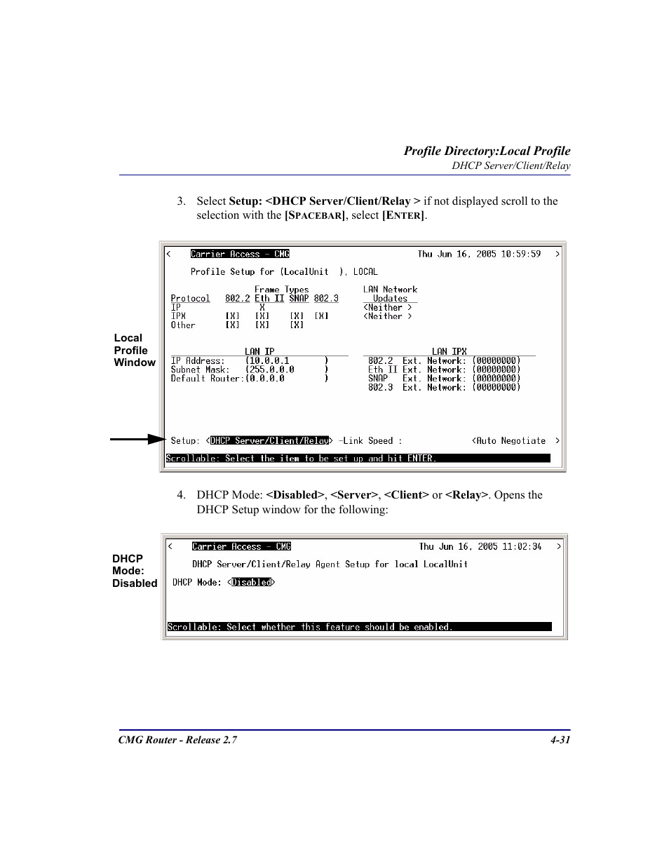 Carrier Access CMG Router User Manual | Page 117 / 296