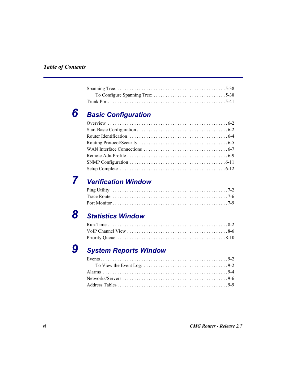 Carrier Access CMG Router User Manual | Page 12 / 296
