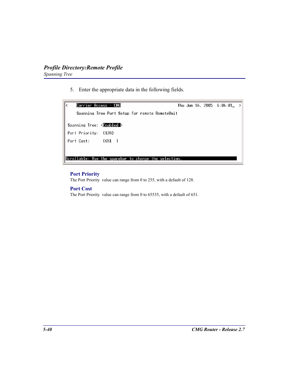 Carrier Access CMG Router User Manual | Page 172 / 296