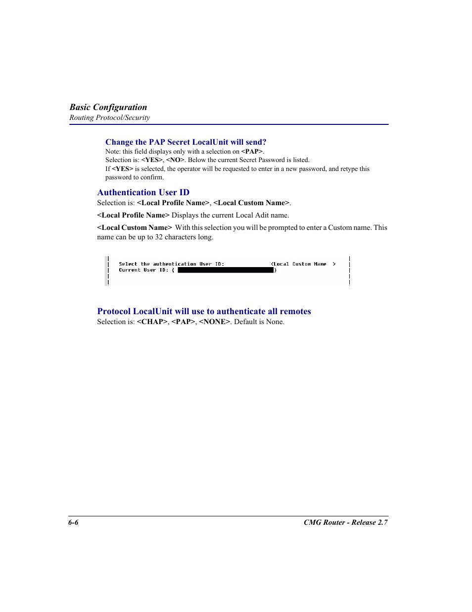 Carrier Access CMG Router User Manual | Page 180 / 296