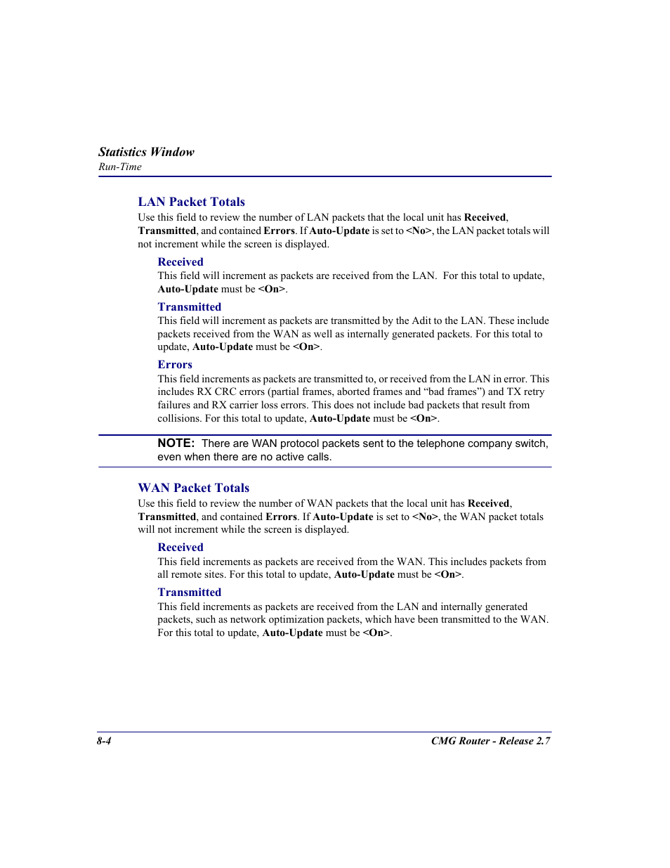 Carrier Access CMG Router User Manual | Page 202 / 296