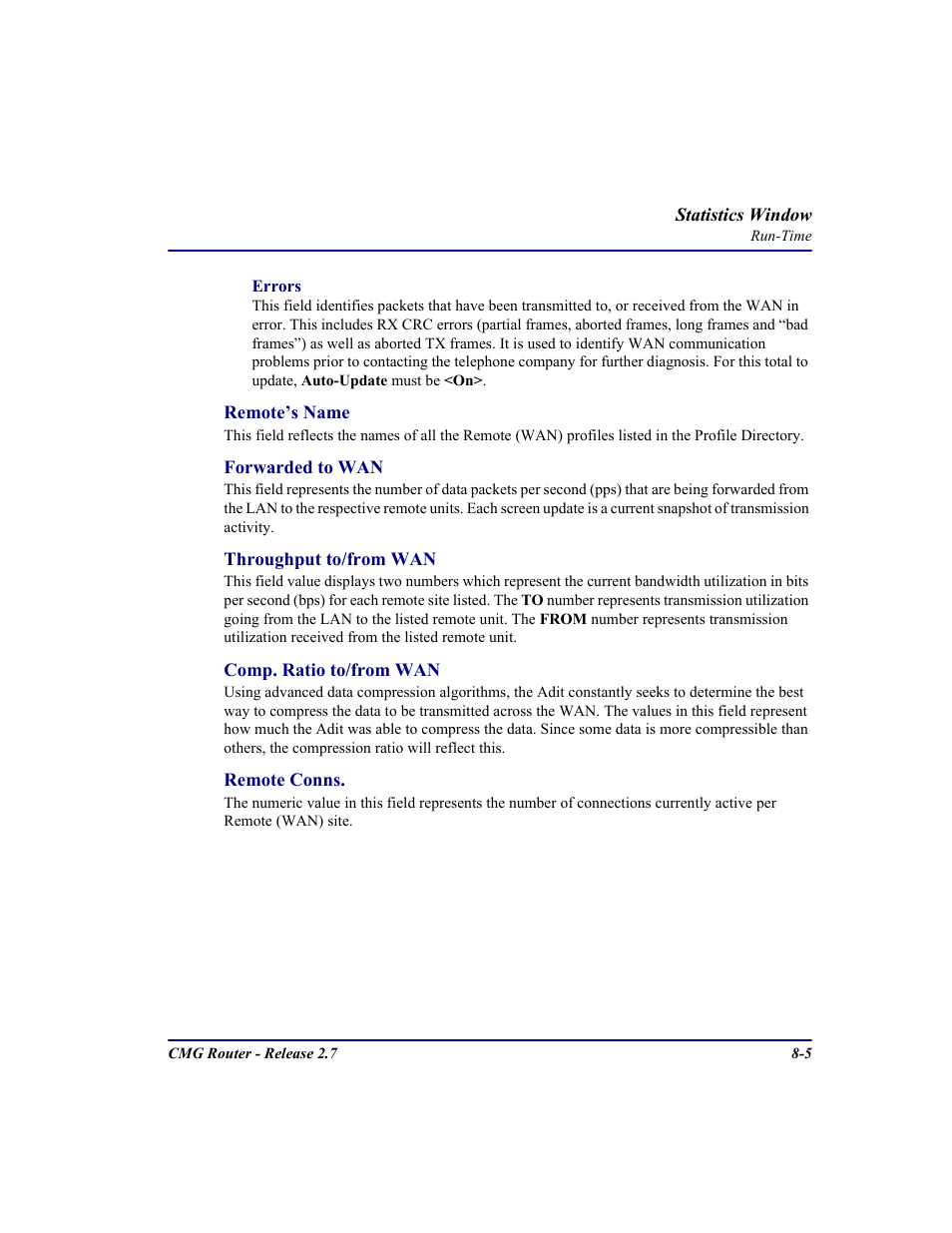 Carrier Access CMG Router User Manual | Page 203 / 296