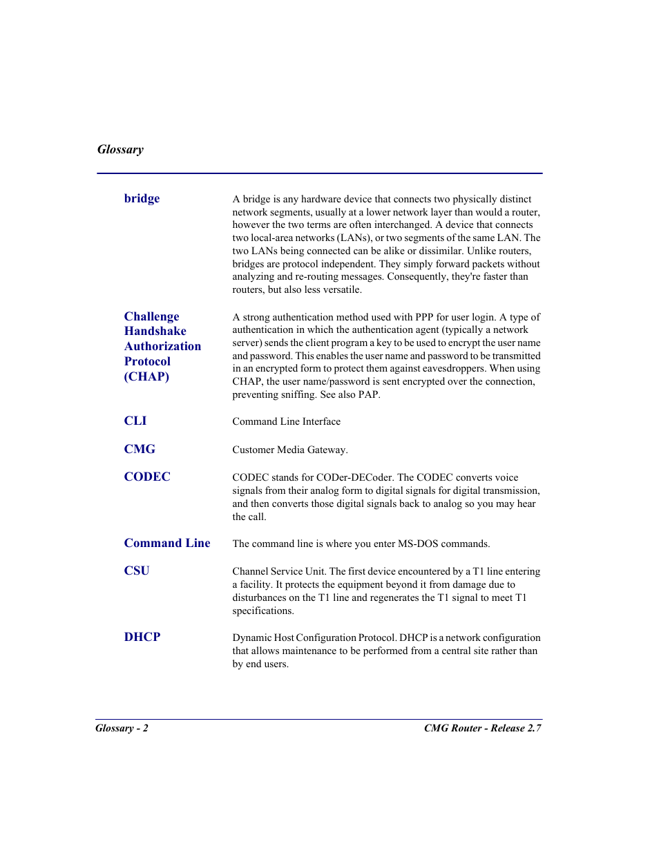 Carrier Access CMG Router User Manual | Page 280 / 296