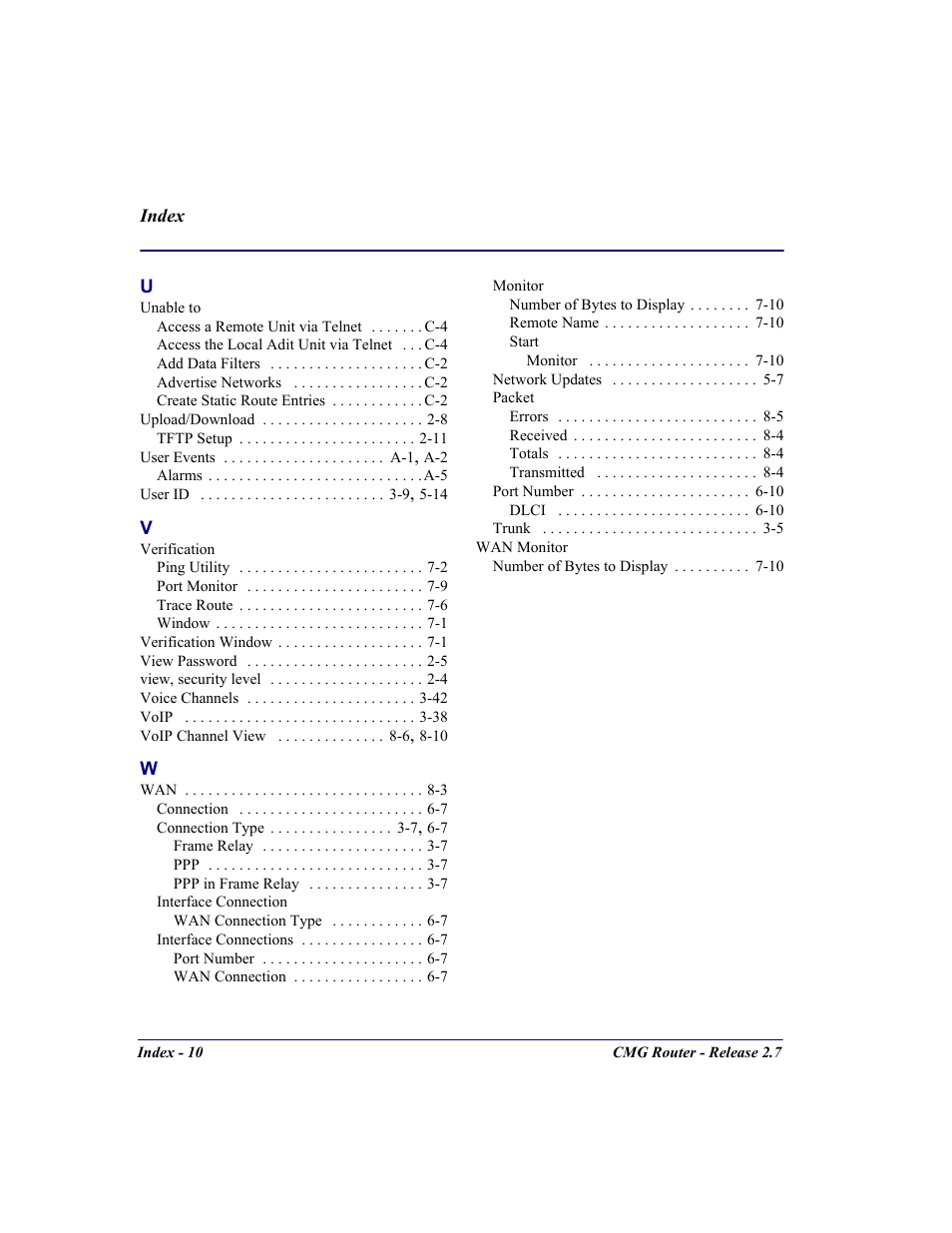 Carrier Access CMG Router User Manual | Page 296 / 296
