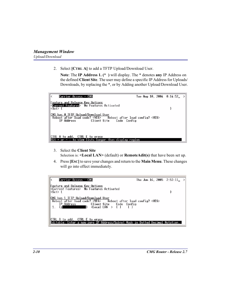 Carrier Access CMG Router User Manual | Page 32 / 296