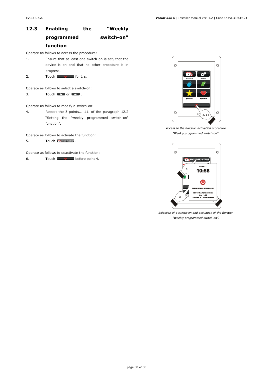 EVCO EVCSR338J9 User Manual | Page 30 / 50