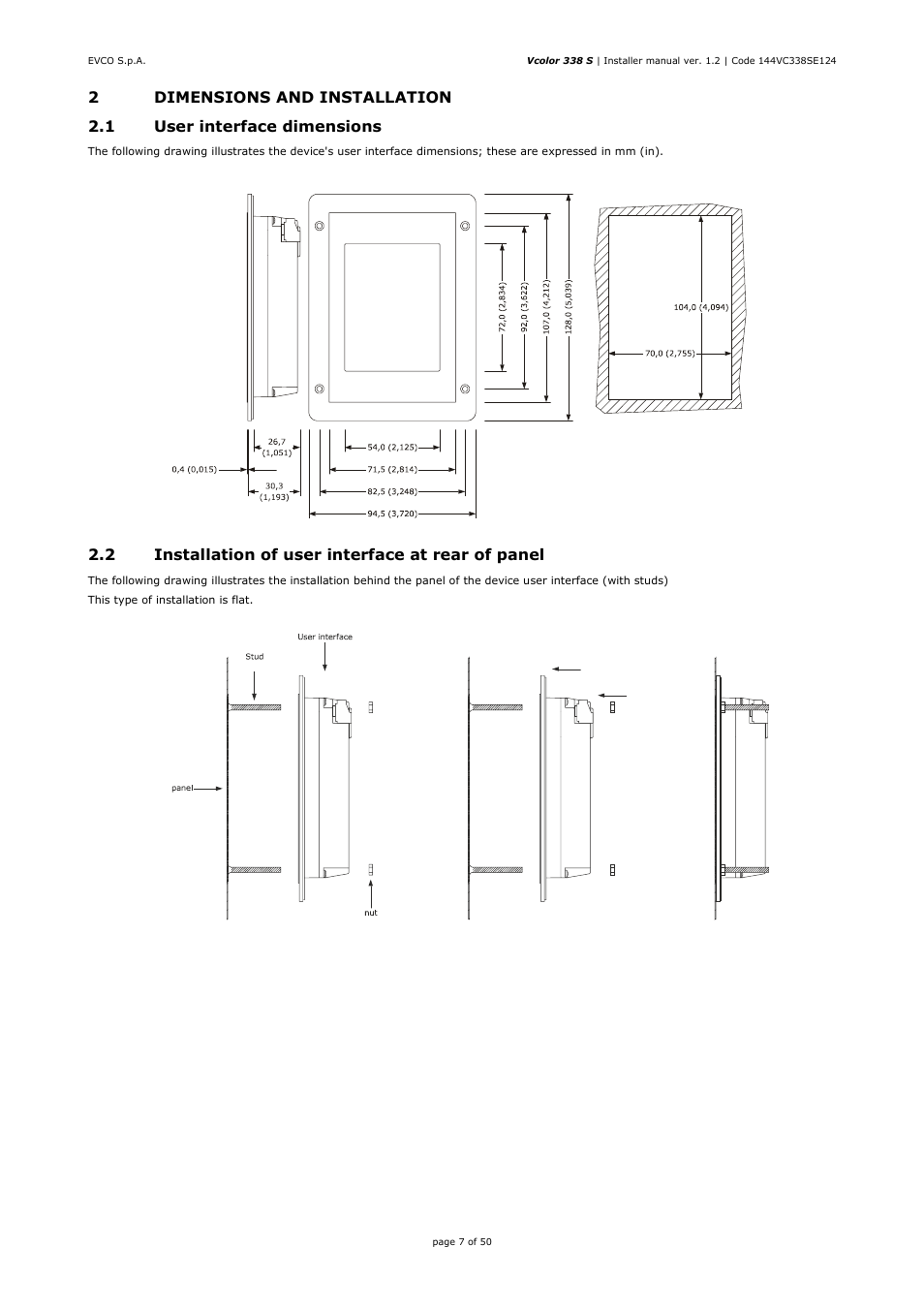 EVCO EVCSR338J9 User Manual | Page 7 / 50