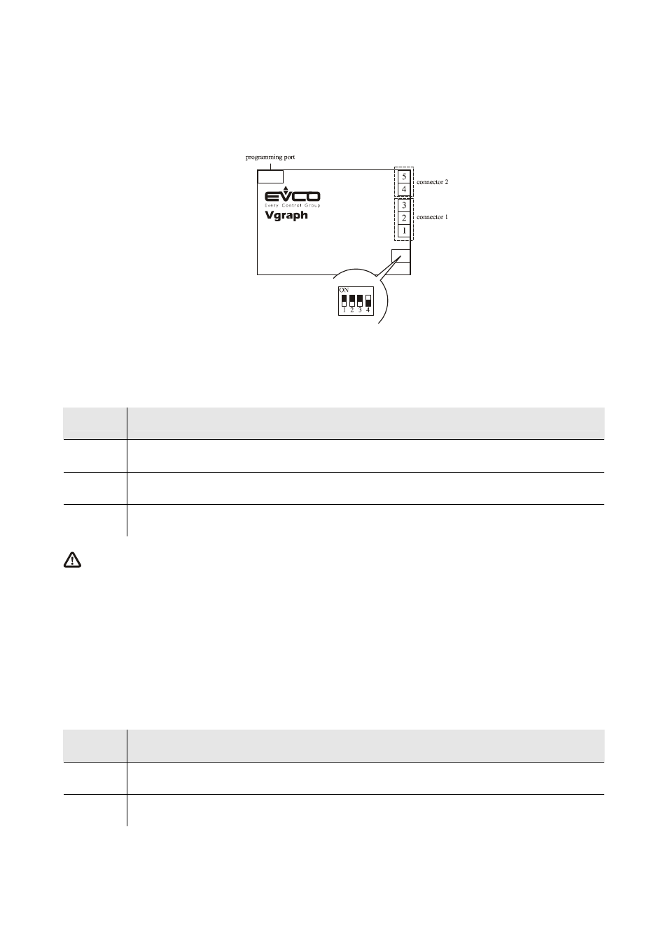 Electrical connection | EVCO EPV4GBR Hardware manual User Manual | Page 8 / 22