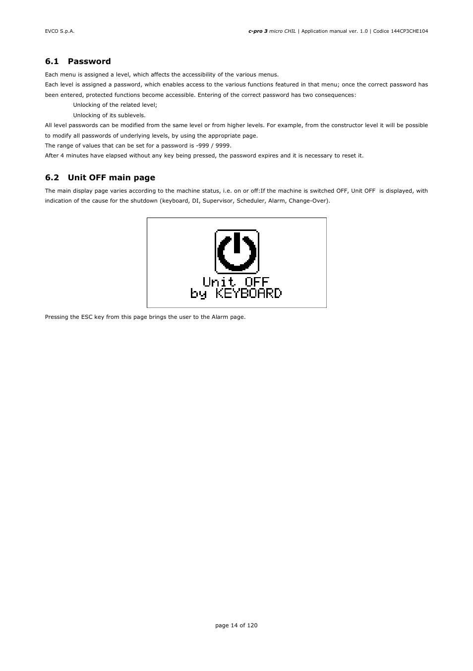 EVCO EPU2LXP1CH Installer manual User Manual | Page 14 / 120