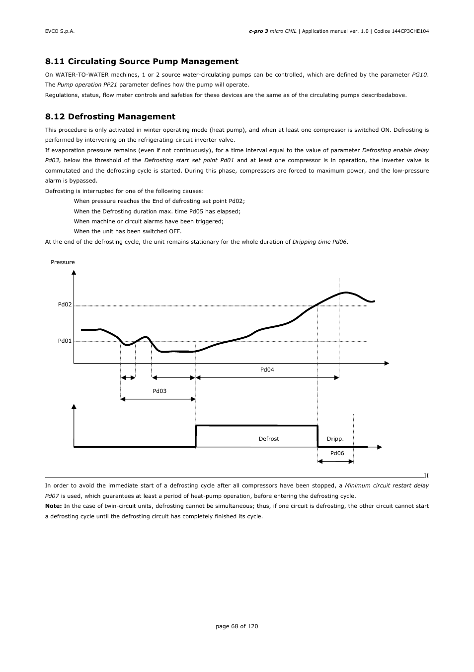 EVCO EPU2LXP1CH Installer manual User Manual | Page 68 / 120