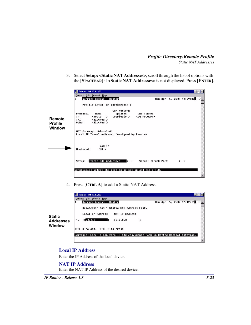 Carrier Access 770-0015 AM User Manual | Page 123 / 250