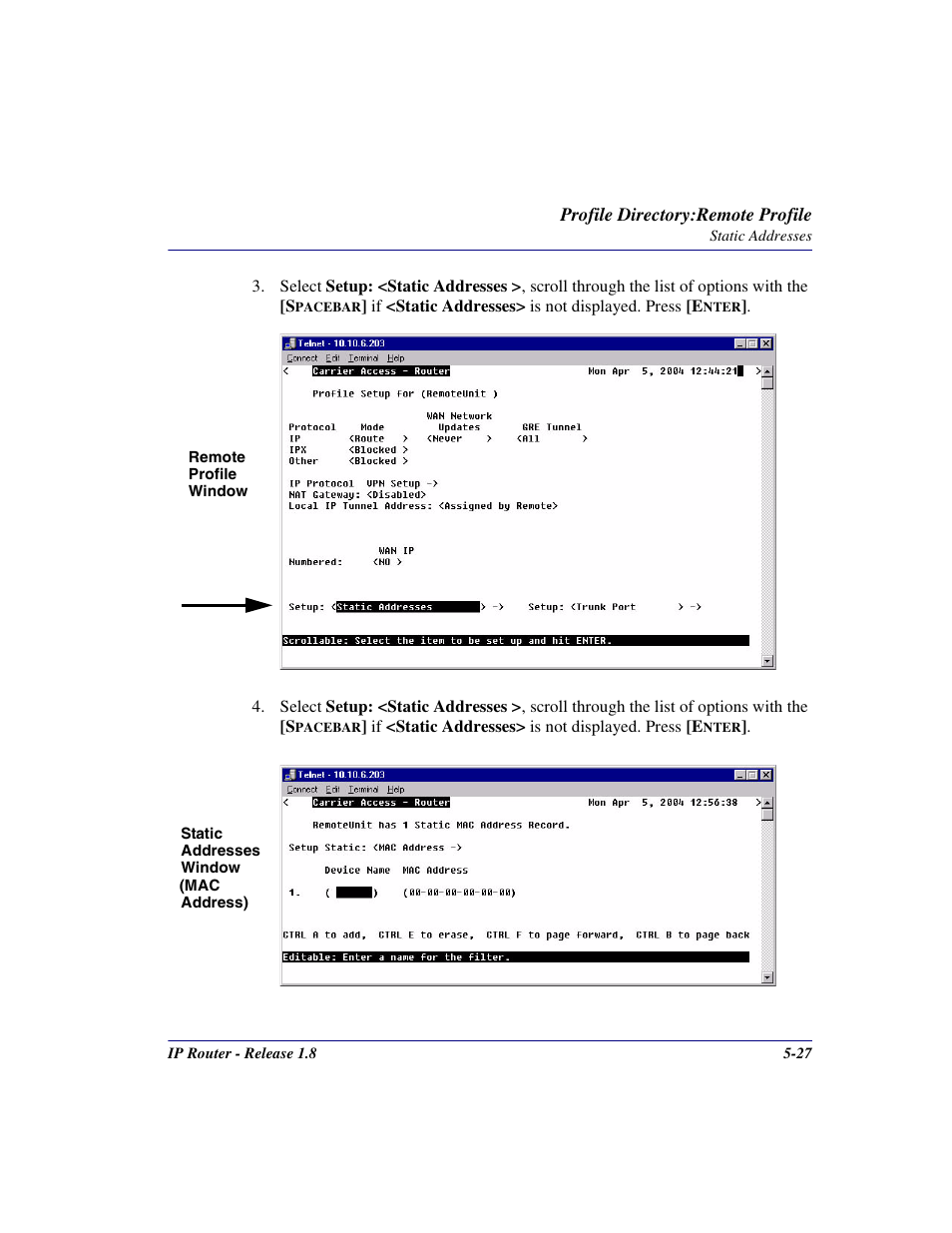 Carrier Access 770-0015 AM User Manual | Page 127 / 250