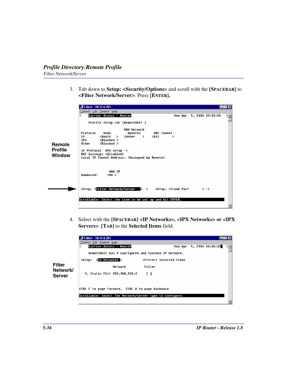 Carrier Access 770-0015 AM User Manual | Page 136 / 250